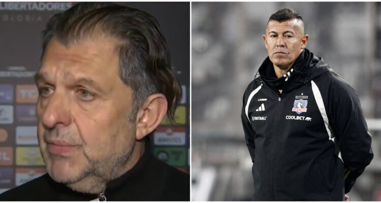 Aníbal Mosa y Jorge Almirón en Colo Colo