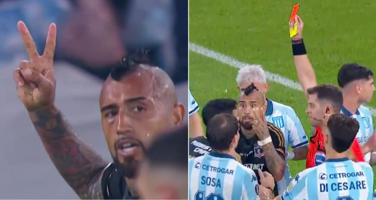 En Argentina festinan con la expulsión de Vidal y la eliminación de Colo Colo.