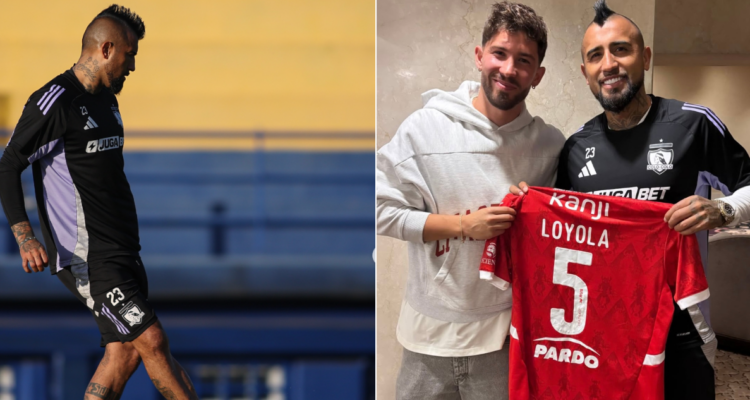 Los regalos de jugadores chilenos para Arturo Vidal a horas de crucial duelo de Libertadores.