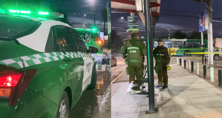 Asesinato en Maipú: joven muere baleado en la vía pública por sujeto que iba en un vehículo