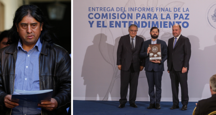 Aucán Huilcamán por propuestas de la Comisión Para la Paz y Entendimiento