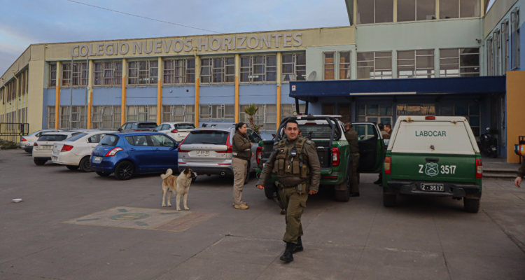 Suspenden clases en colegio de San Pedro de la Paz tras balacera que dejó a tres escolares heridos