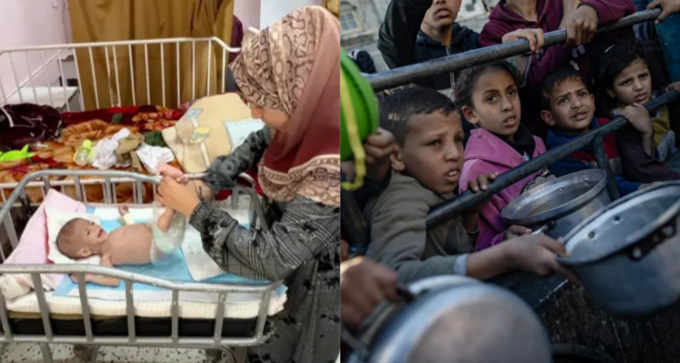 Una bebé de 5 meses pesa 2kg: bloqueo israelí desata hambruna sin precedentes en la Franja de Gaza