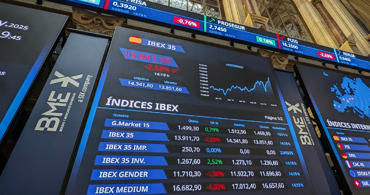 Las bolsas europeas cerraron en rojo luego de la nueva arremetida arancelaria de Trump