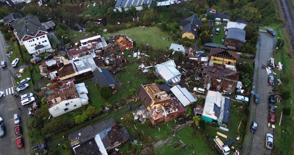 Tornado en Puerto Varas