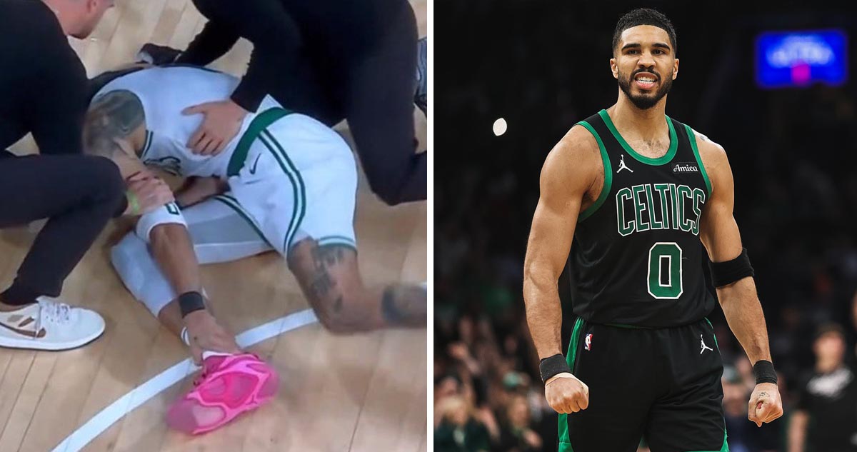 Celtics confirmaron grave lesión de Jayson Tatum.