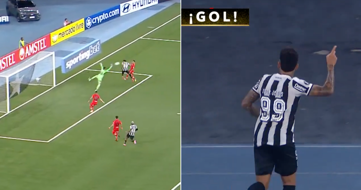 El gol de Botafogo que hunde a La U en Copa Libertadores.