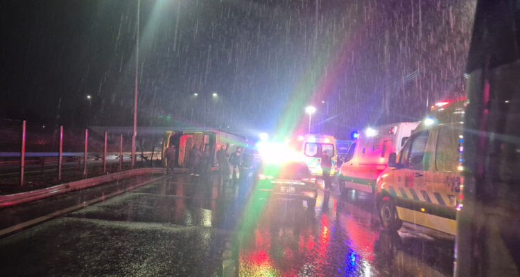 Al menos cinco muertos deja grave accidente de bus en la Ruta 5 Sur a la altura de San Fernando