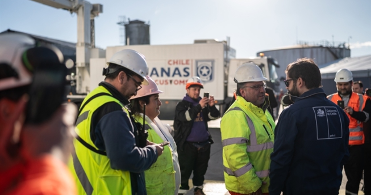 Camión escáner en paso Cardenal Samoré