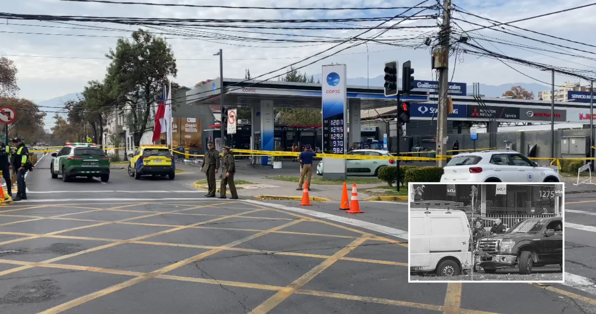 Conductor atropella a dos personas en pleno servicentro en Providencia: reportan un muerto