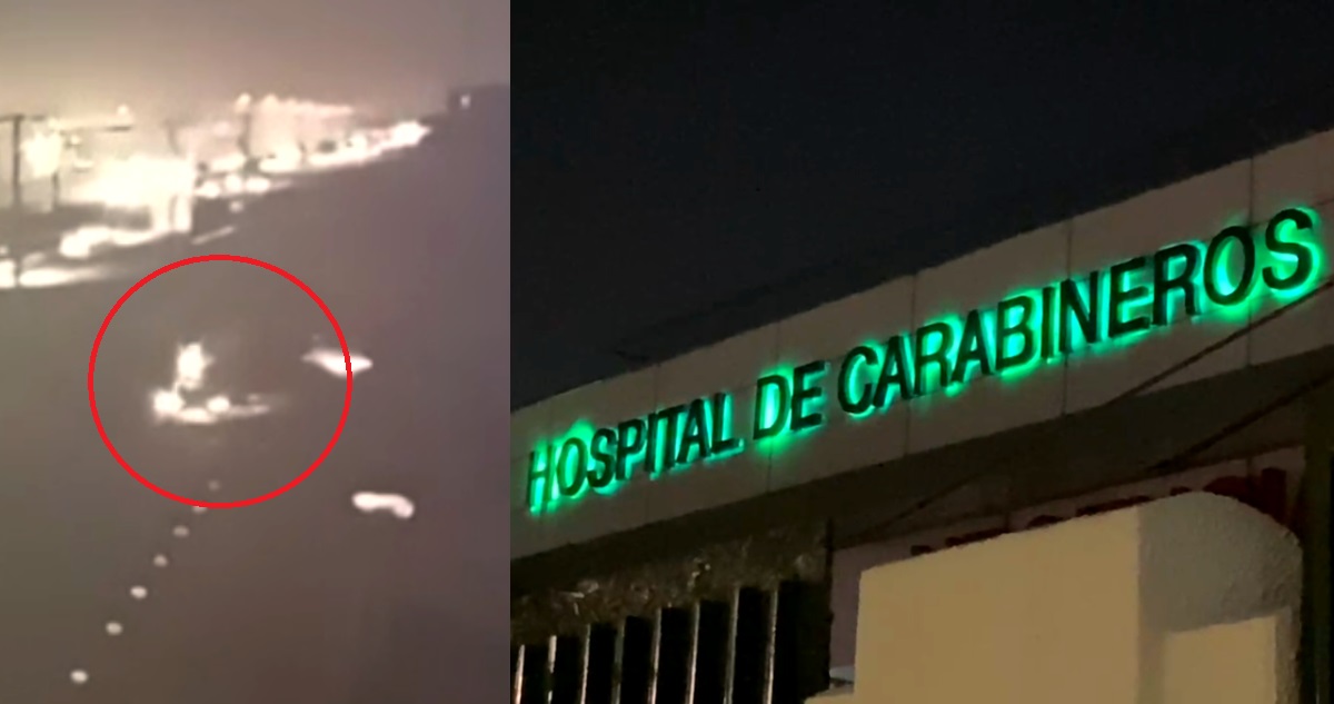 Carabinero es atropellado en caletera de Ruta 5 Sur en Buin: conductor intentó evadir control