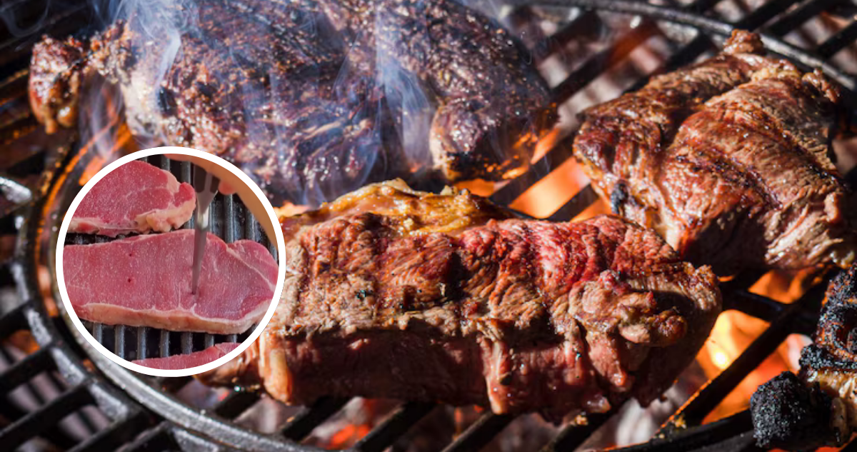 ¿Por qué pinchas la carne del asado? No lo hagas más: especialista confirma cómo baja la calidad