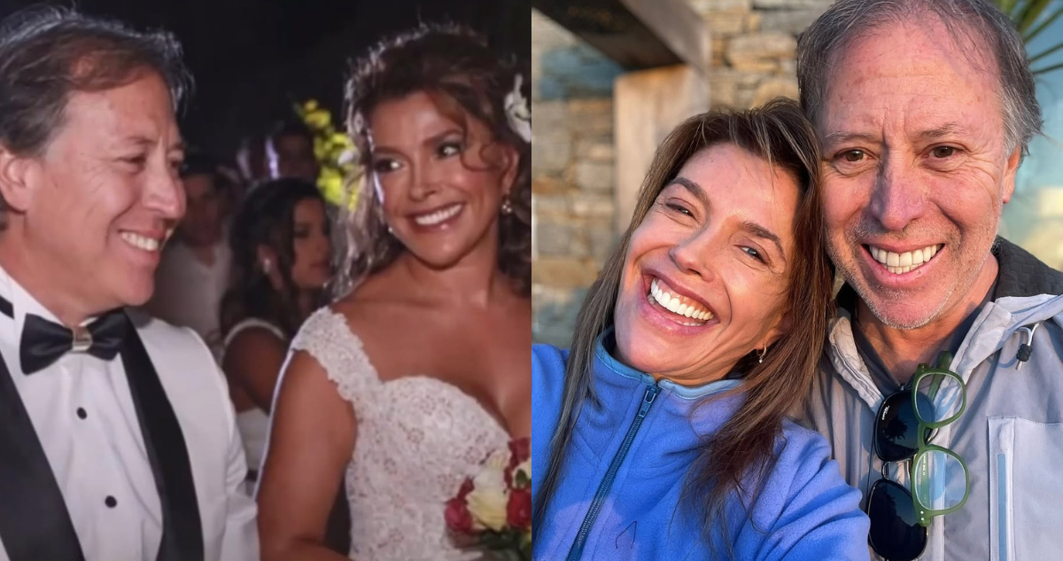 Carolina Arregui y Roy Sothers en referencia a su historia de amor