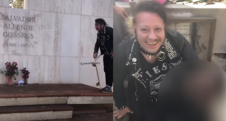 Sujetos profanan Mausoleo Salvador Allende y manipulan restos óseos en el Cementerio General