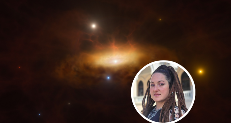 Astrónoma chilena mapea misteriosas erupciones cósmicas cerca de un agujero negro