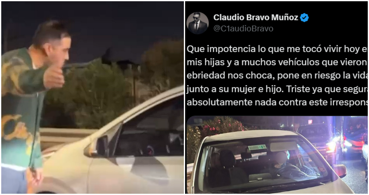 “Que impotencia”: la reflexión de Claudio Bravo tras incidente con chofer aparentemente ebrio