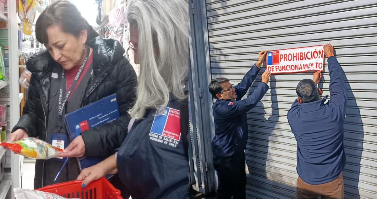 Por incumplir normativa sanitaria: clausuran otro mall chino en Santiago