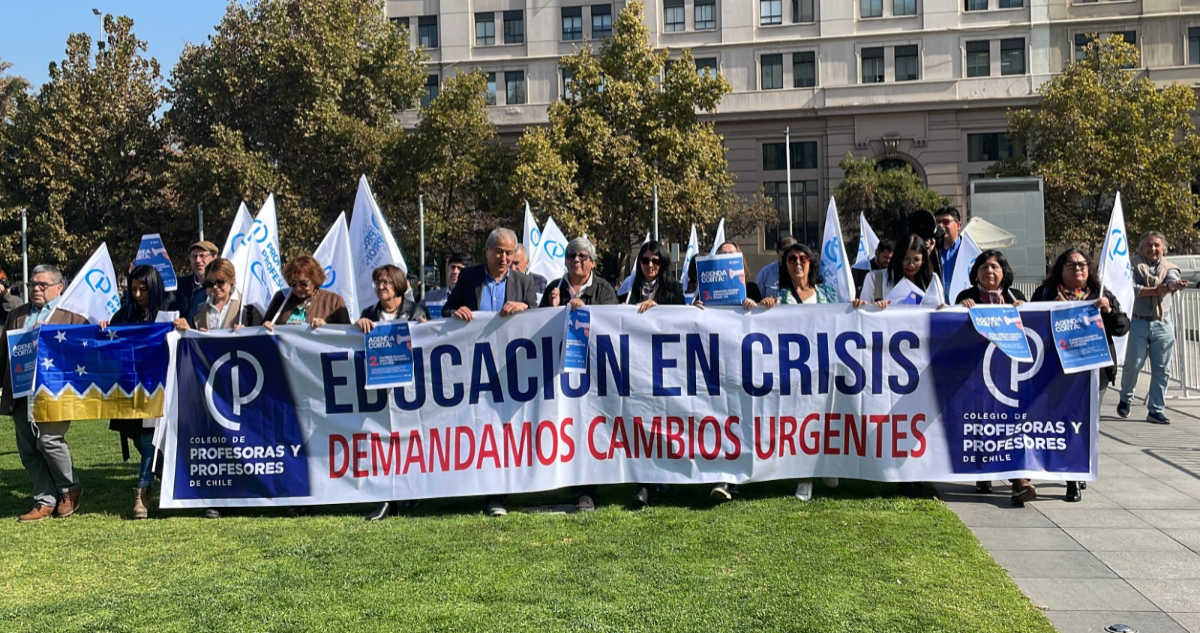 Colegio de Profesores advierte con paro indefinido si Gobierno no responde a demanda educativa