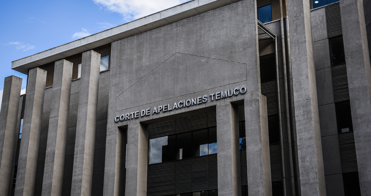 Frontis de la Corte de Temuco por recursos del CDE en el marco de la arista Manicure del Caso Convenios