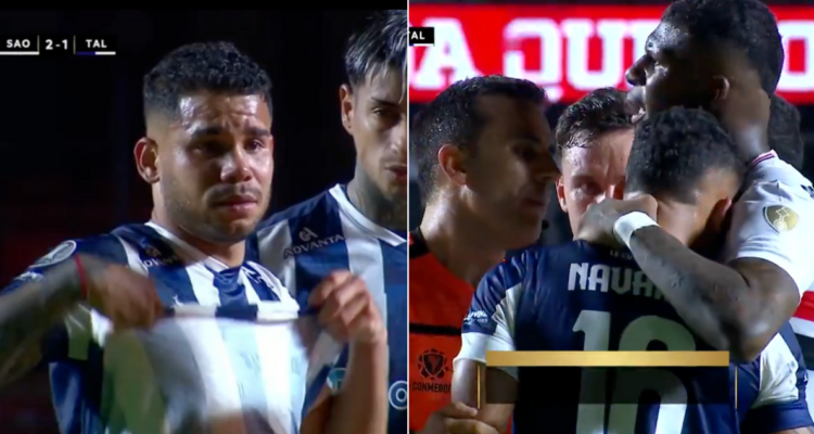 Escándalo en Brasil: venezolano de Talleres rompe en llanto y acusa xenofobia de rival de Sao Paulo.