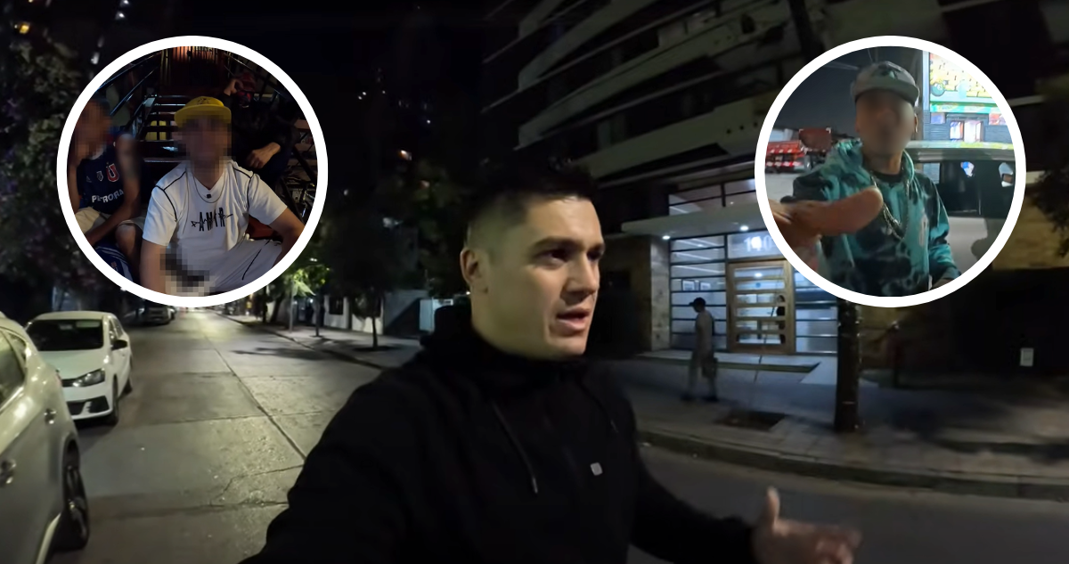 “Cuna de ladrones internacionales”: Zazza publica nuevo video en Chile donde tratan de asaltarlo