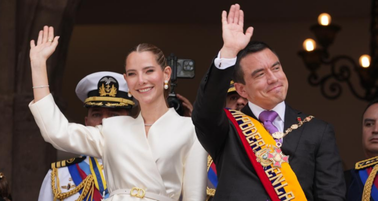 Daniel Noboa jura como presidente de Ecuador para el periodo 2025-2029