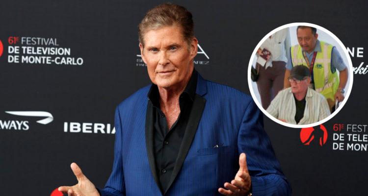 David Hasselhoff en alfombra roja y en fotografías captadas en aeropuerto de México