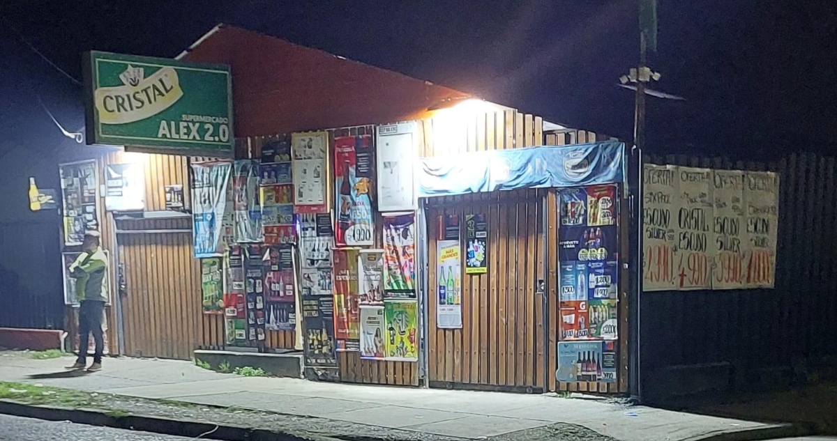 Delincuente se dispara tras ser sorprendido robando en negocio de Osorno