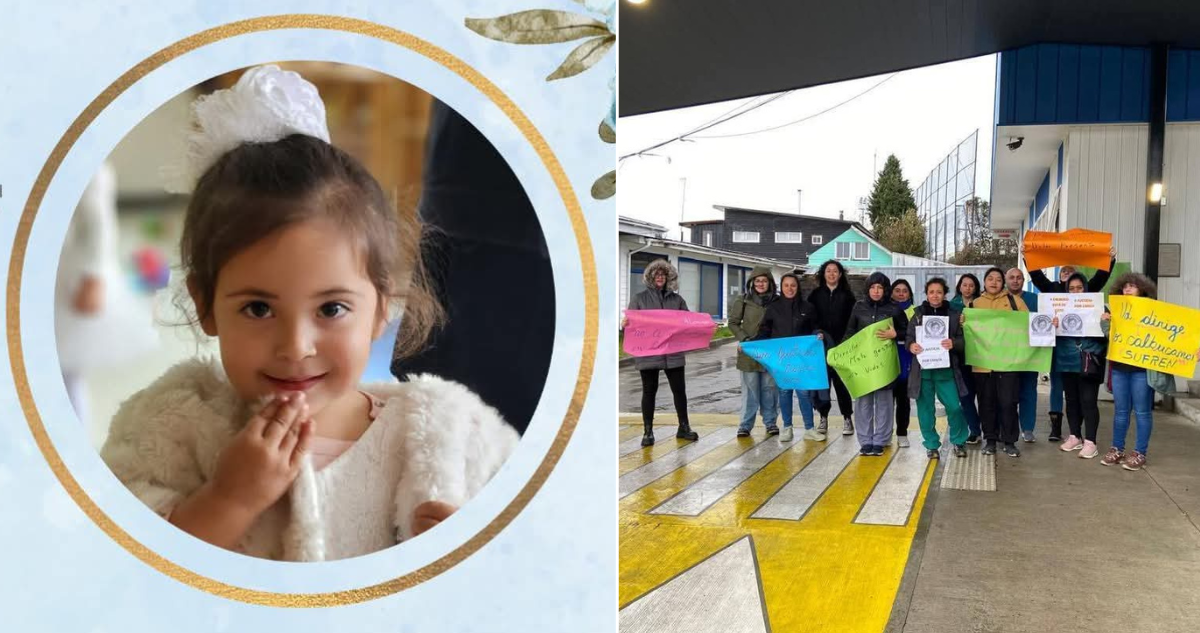 Ingresan querella tras muerte de niña de 3 años: habrían diagnosticado gastritis cuando era hemorragia