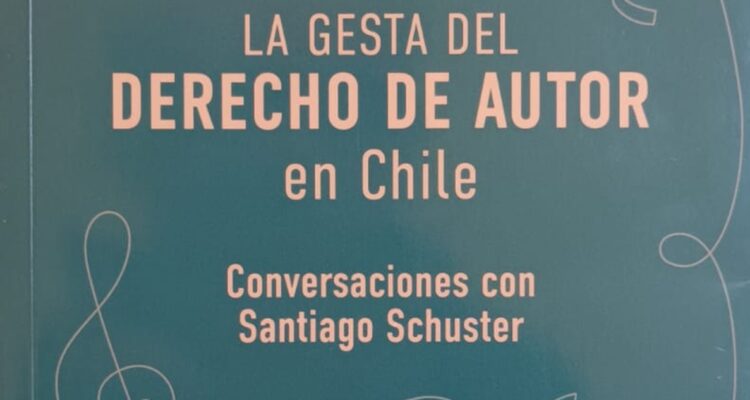 Detalle de la portada de La gesta del Derecho de Autor en Chile, Editorial Catalonia