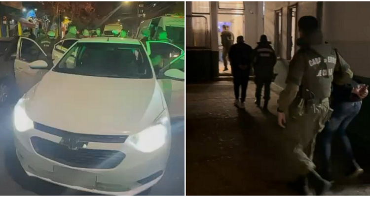 Abordazo en el centro de Santiago termina con tres detenidos: simulaban ser policías