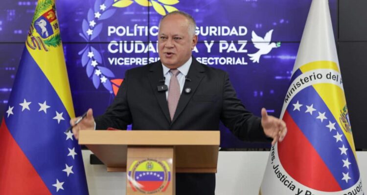 Diosdado Cabello, ministro del Interior de Venezuela