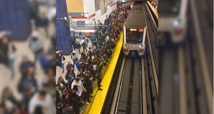 Otra vez en un mismo día: nuevos retrasos afectan frecuencia de la Línea 1 del Metro