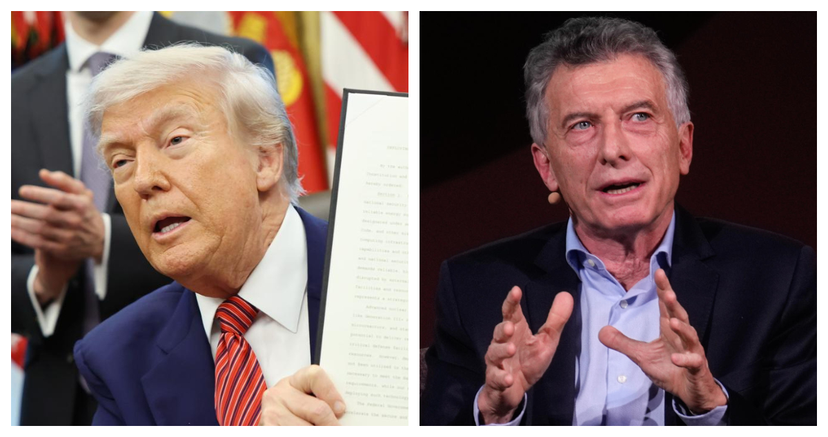 Donald Trump y Mauricio Macri