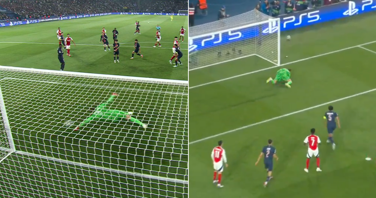 Donnarumma protagonizó una atajada brillante que casi le cuesta una lesión en Champions.
