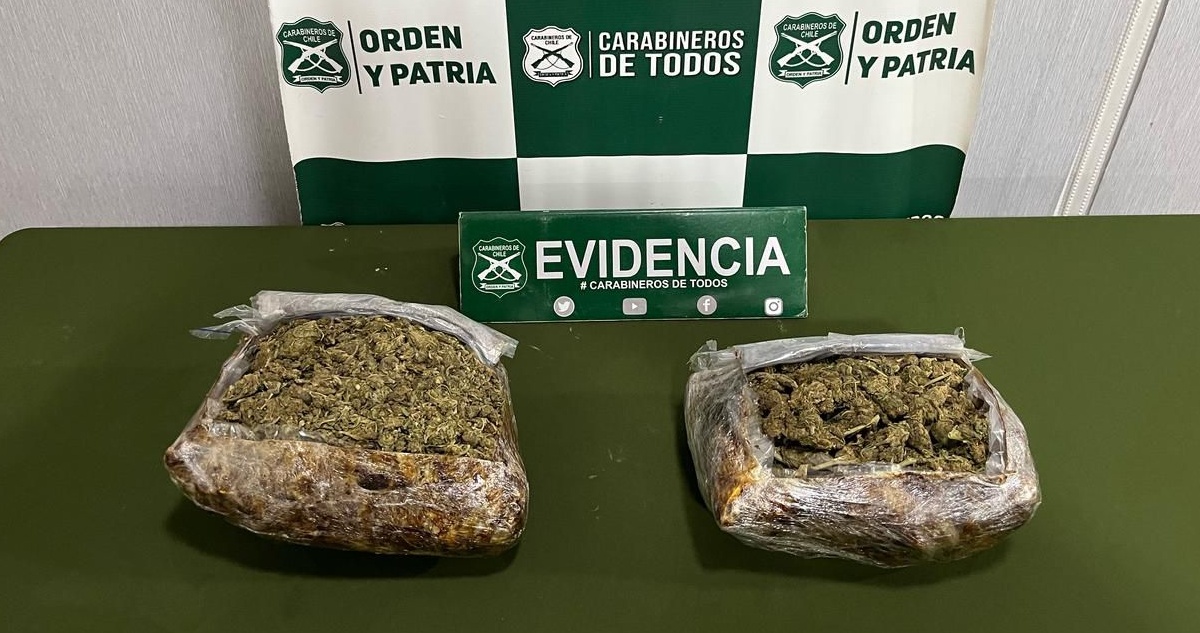 Tres detenidos por tráfico de drogas deja fiscalización en la provincia del Bío Bío