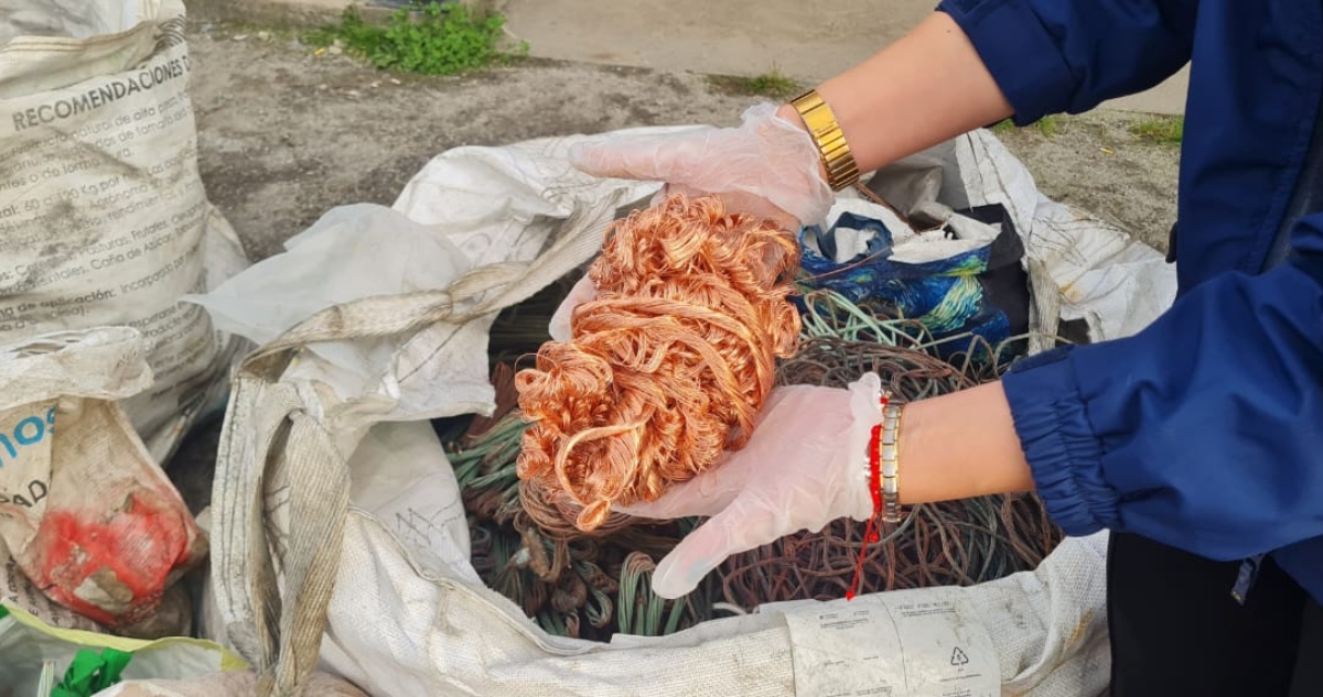 Robo de cables de cobre en Talcahuano