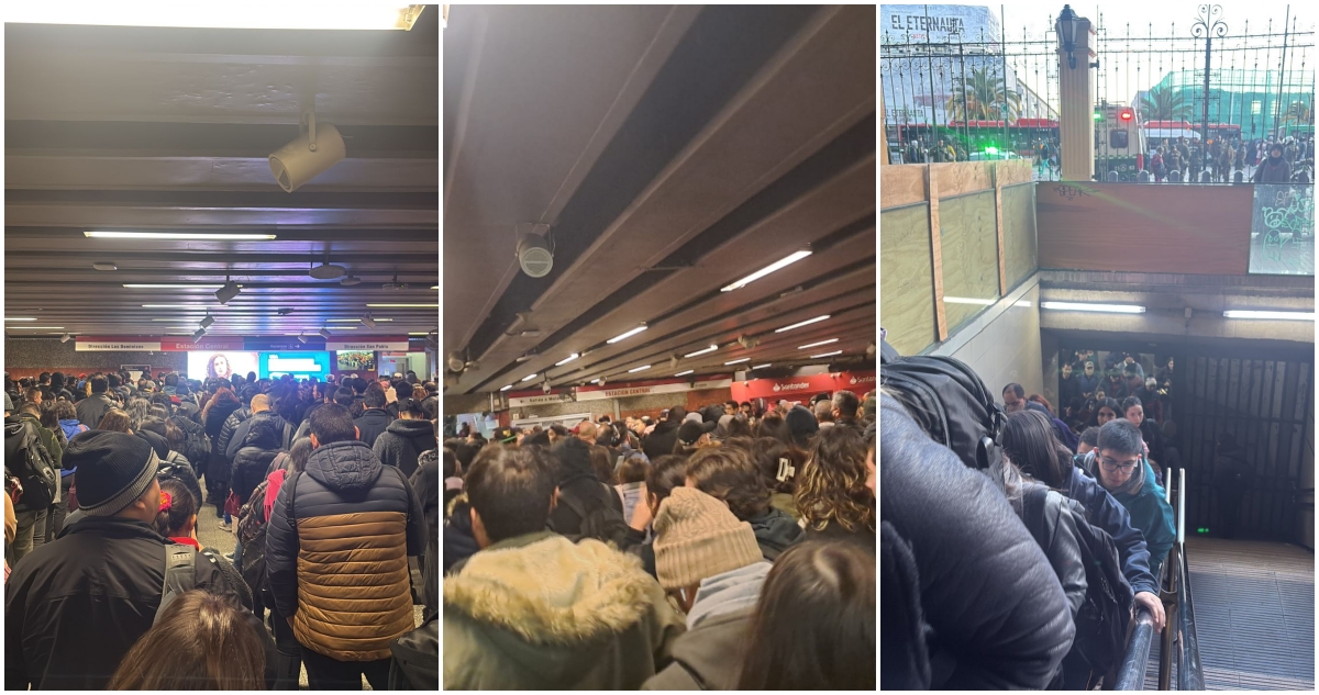 Línea 1 del Metro sufre nuevos retrasos en su frecuencia y provoca caos por aglomeración de pasajeros