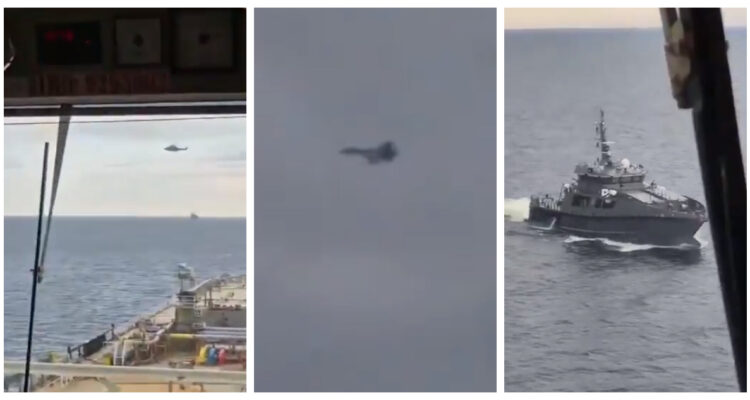 Estonia denuncia que caza ruso violó espacio aéreo de la OTAN en incidente con flota fantasma