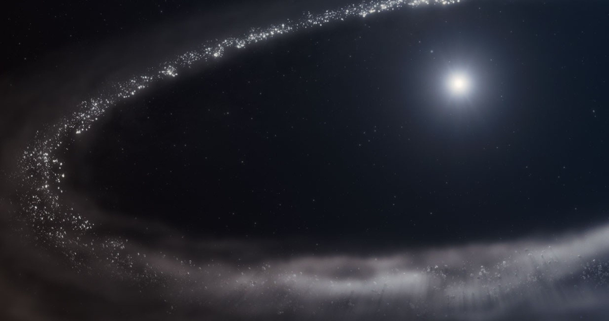 El telescopio espacial James Webb confirma la presencia de hielo de agua fuera del sistema solar