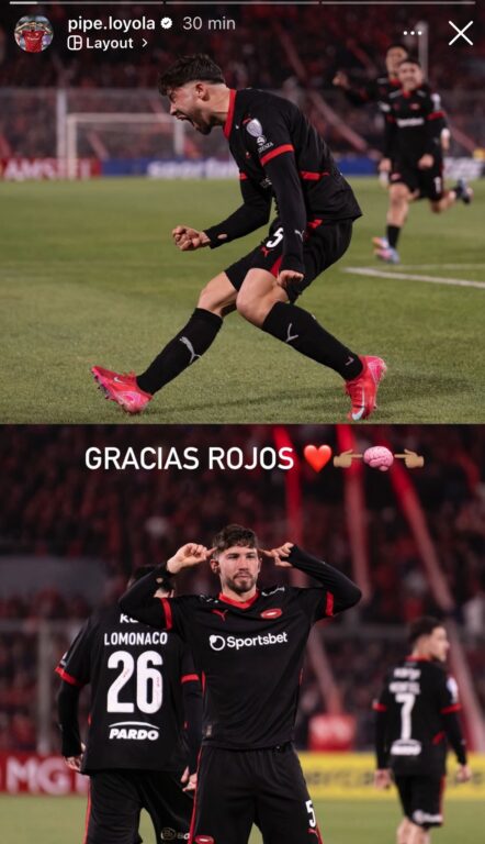 Felipe Loyola y su mensaje en Instagram