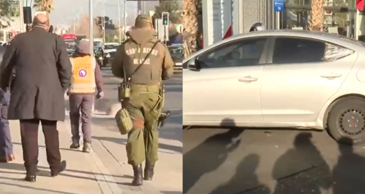 Fiscalización en Las Condes: hombre con tobillera abandona auto con más de 100 multas en vía pública