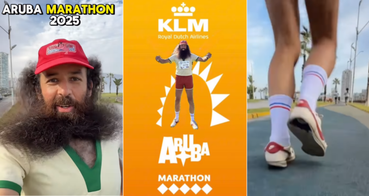 Antonio Marshall Carrasco, el Forrest Gump chileno, fue invitado a la Aruba Marathon