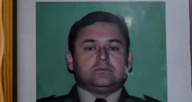 Imagen del asesinado carabinero Francisco Benavides