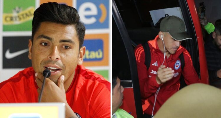 Gonzalo Jara ‘peló’ a Alexis Sánchez.