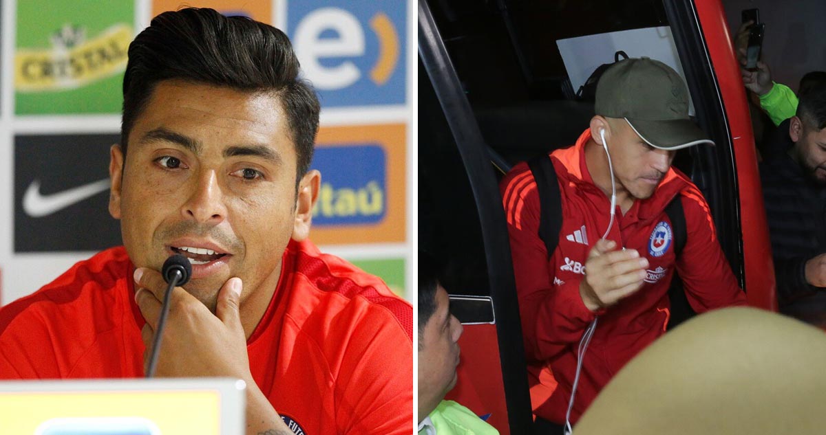 Gonzalo Jara ‘peló’ a Alexis Sánchez.