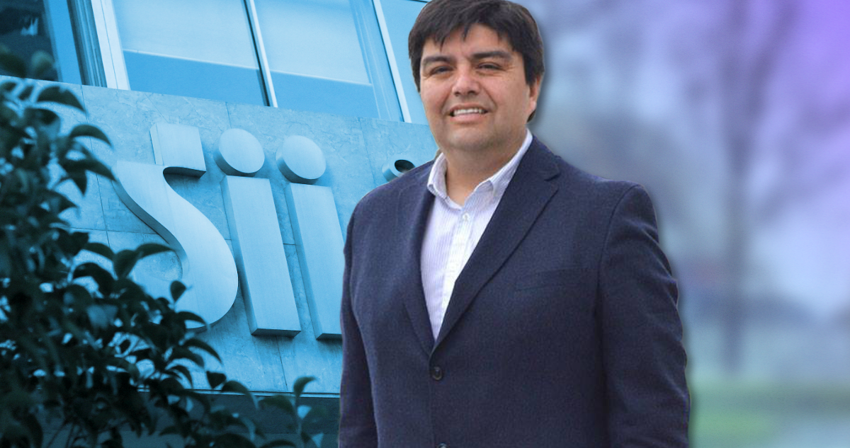 Imagen de Hansel Silva con fondo de una fachada del SII