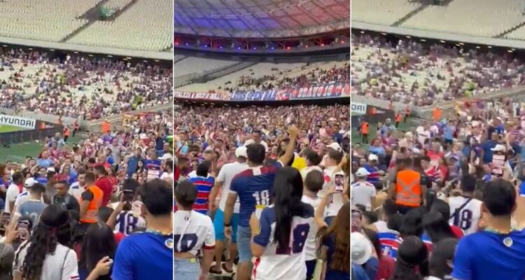 Hinchas de Colo Colo fueron expulsados de estadio en Fortaleza: tenían prohibido el ingreso