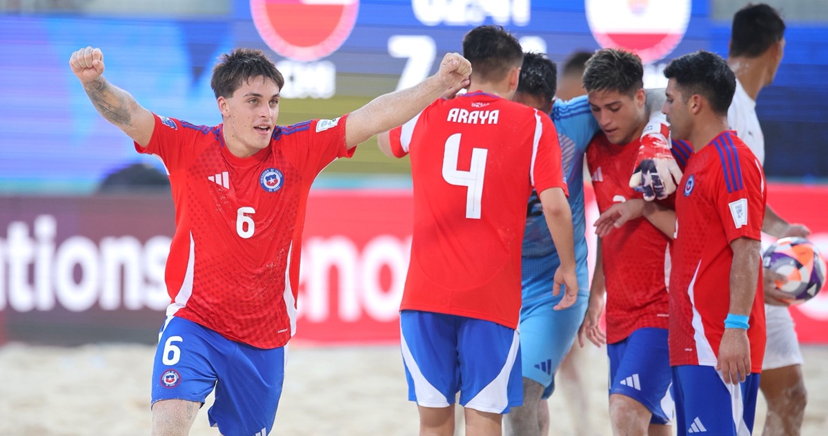 La Roja debutó con triunfo en su primer Mundial de Fútbol Playa.