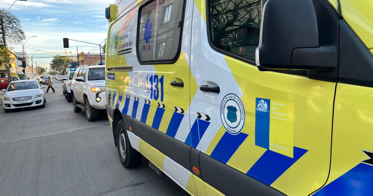 Hombre baleado en Concepción